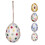 Carousel Emma Bridgewater - Hanging Mini Egg-Shaped Tin | Small Tin Egg - Easter Gifts 1