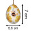 Carousel Emma Bridgewater - Hanging Mini Egg-Shaped Tin | Small Tin Egg - Easter Gifts 3