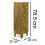 Carousel 3 Drawer Marquet Cabinet | Mango Wood Bedside Table 3 Drawer Side Storage Unit 3