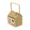 Carousel Charming House-Shaped Wicker Storage Basket | Home Storage Solution - 20x36cm 5
