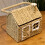 Carousel Charming House-Shaped Wicker Storage Basket | Home Storage Solution - 20x36cm 7