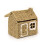 Carousel Charming House-Shaped Wicker Storage Basket | Home Storage Solution - 20x36cm 4