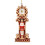 Carousel Clock with Nutcracker Christmas Bauble | Resin Christmas Tree Ornament - 9cm 10