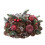 Carousel Christmas Tealight Candle Holder | Pinecone & Fruit Wreath Centrepiece - 16cm 2