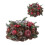 Carousel Christmas Tealight Candle Holder | Pinecone & Fruit Wreath Centrepiece - 16cm 7