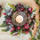 Carousel Christmas Tealight Candle Holder | Pinecone & Fruit Wreath Centrepiece - 16cm 5