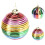 Carousel Large Rainbow Christmas Bauble | Multicoloured Christmas Tree Ornament - 10cm 1