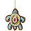 Carousel Christmas Tree Beaded Turtle Bauble | Christmas Tree Hanging Ornament - 10cm 1