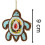 Carousel Christmas Tree Beaded Turtle Bauble | Christmas Tree Hanging Ornament - 10cm 3