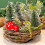 Carousel Christmas Tree Tealight Candle Holder | Pinecone & Toadstool Centrepiece - 12cm 6