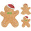 Carousel Medium Ceramic Gingerbread Cookie Snack Bowl | Festive Christmas Dish - 24cm 1