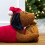 Carousel Christmas Dog Draught Excluder | Boucle Fabric Dog Draft Cushion for Doors 85cm 2