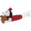 Carousel Christmas Dog Draught Excluder | Boucle Fabric Dog Draft Cushion for Doors 85cm 6