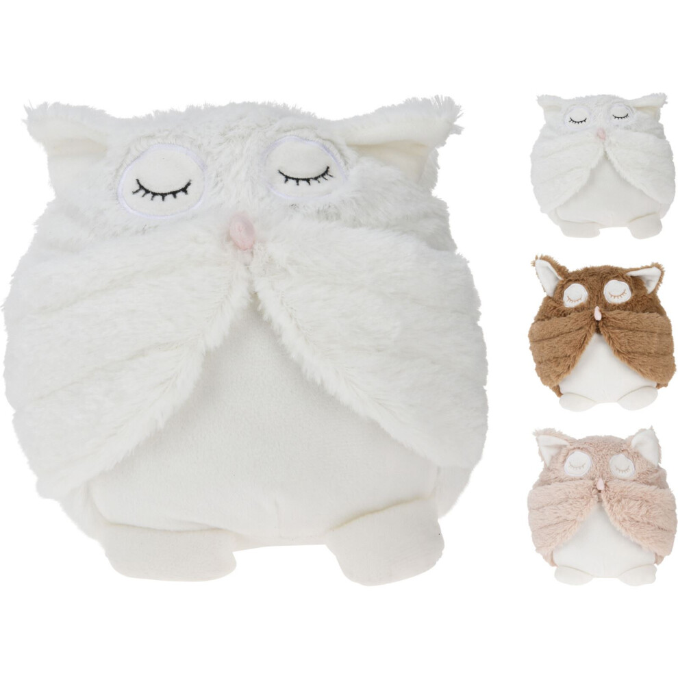 Carousel Sleepy Owl Doorstop | Decorative Fabric Barn Owl Weighted Indoor Door Stop 18Cm