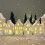 Carousel 10cm White Ceramic LED Christmas House | Light-Up Ornament | Design Varies 4