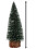 Carousel Medium Snowy Green Bottle Brush Christmas Tree | Snow-Flocked Pine Tree - 25cm 3
