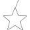 Carousel Medium Silhouette LED Christmas Star | 77 LED Star Light Window Decoration 28cm 1