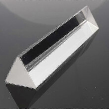15cm Optical Glass Crystal Triple Triangular Prism Photography Physics Teaching Light Spectrum