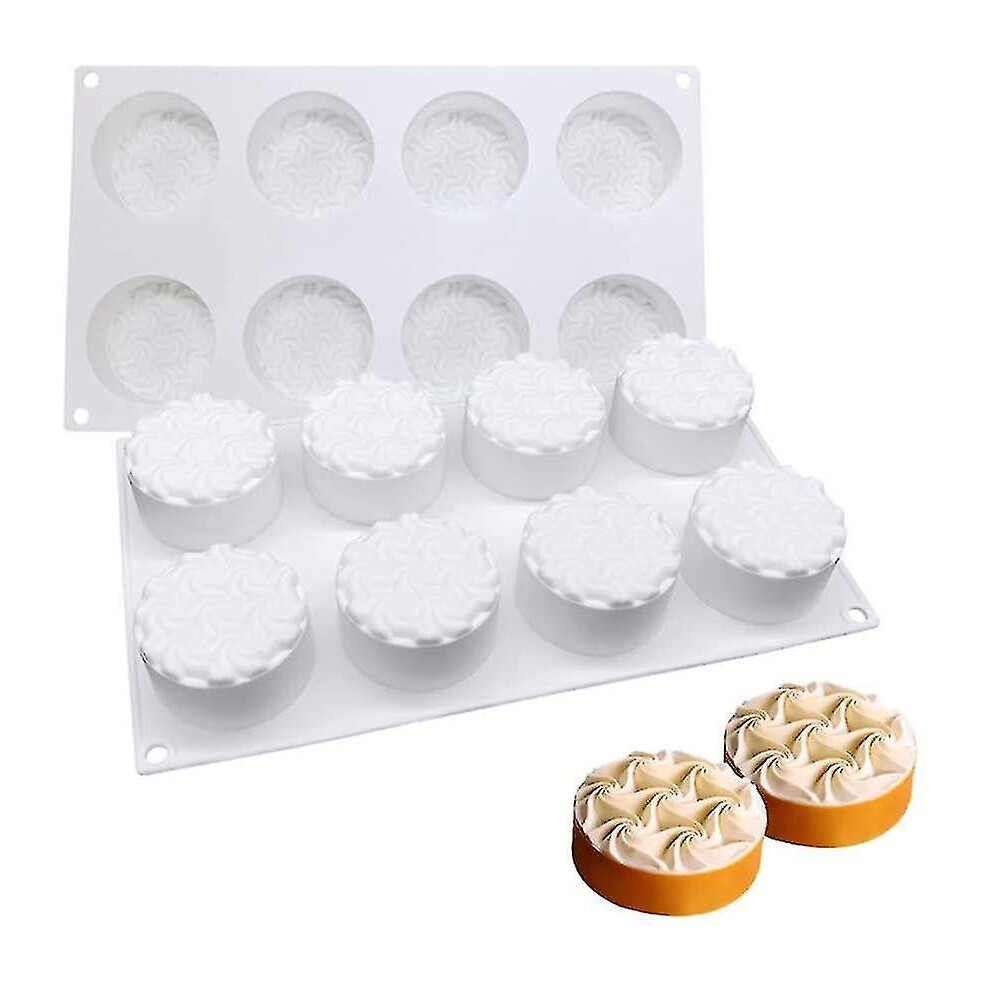 Small Silicone Cake Mold, Diy Round Cake Mold, 3d Pastry Silicone Mold for Mousse Cake