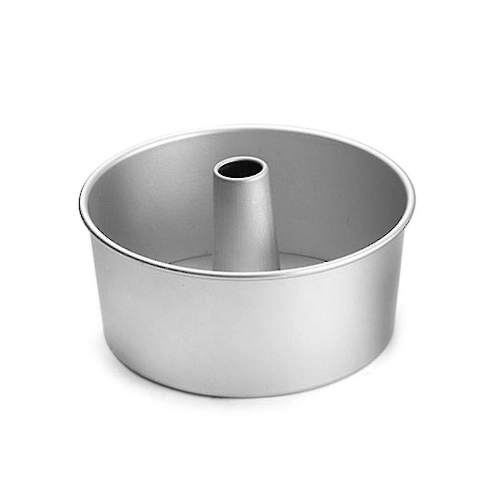 6inch Aluminum Alloy Round Chiffon Cake Pan Removable Bottom Hollow Chimney Cake Mold Diy Baking Cake Tools