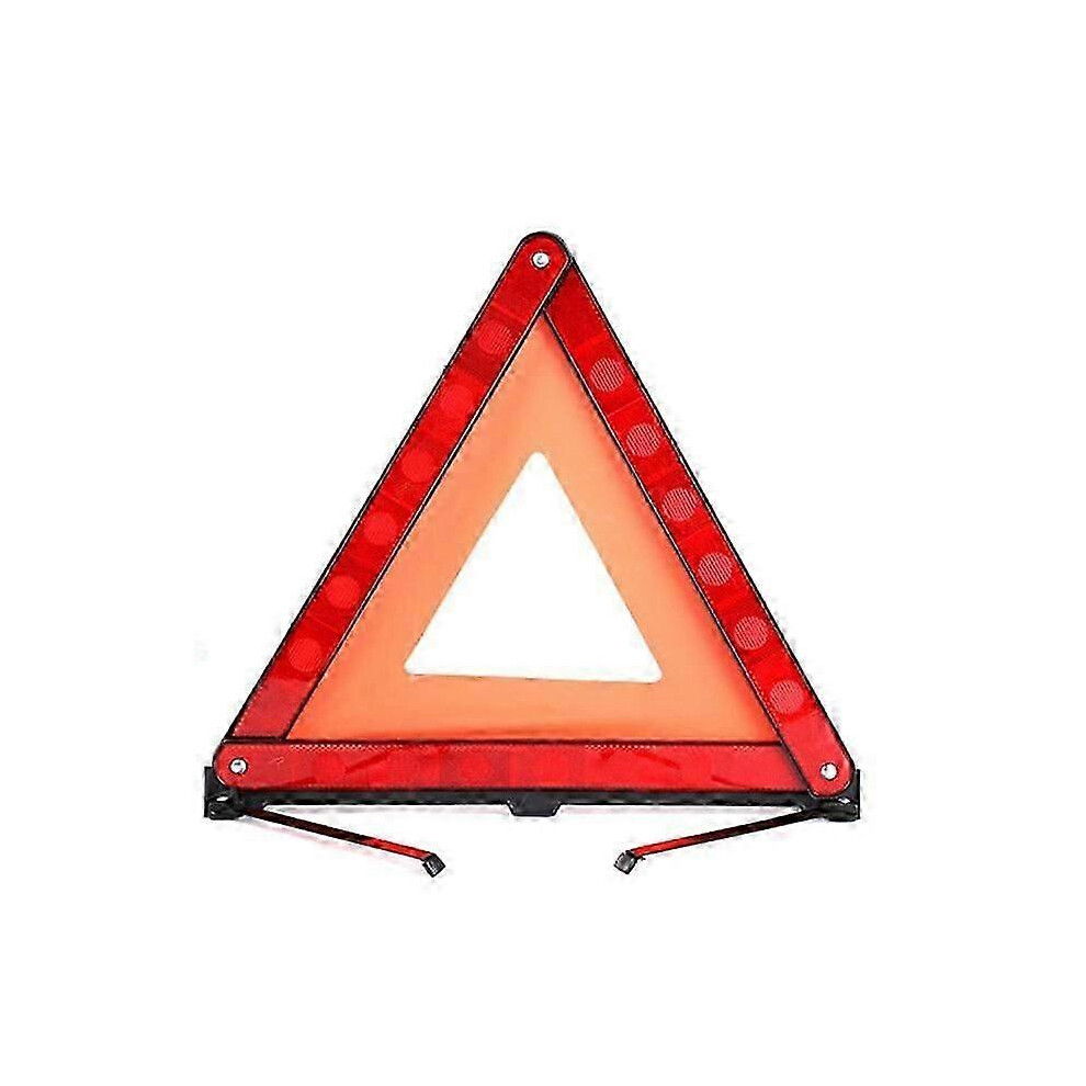 Car triangle warning board, reflective and foldable