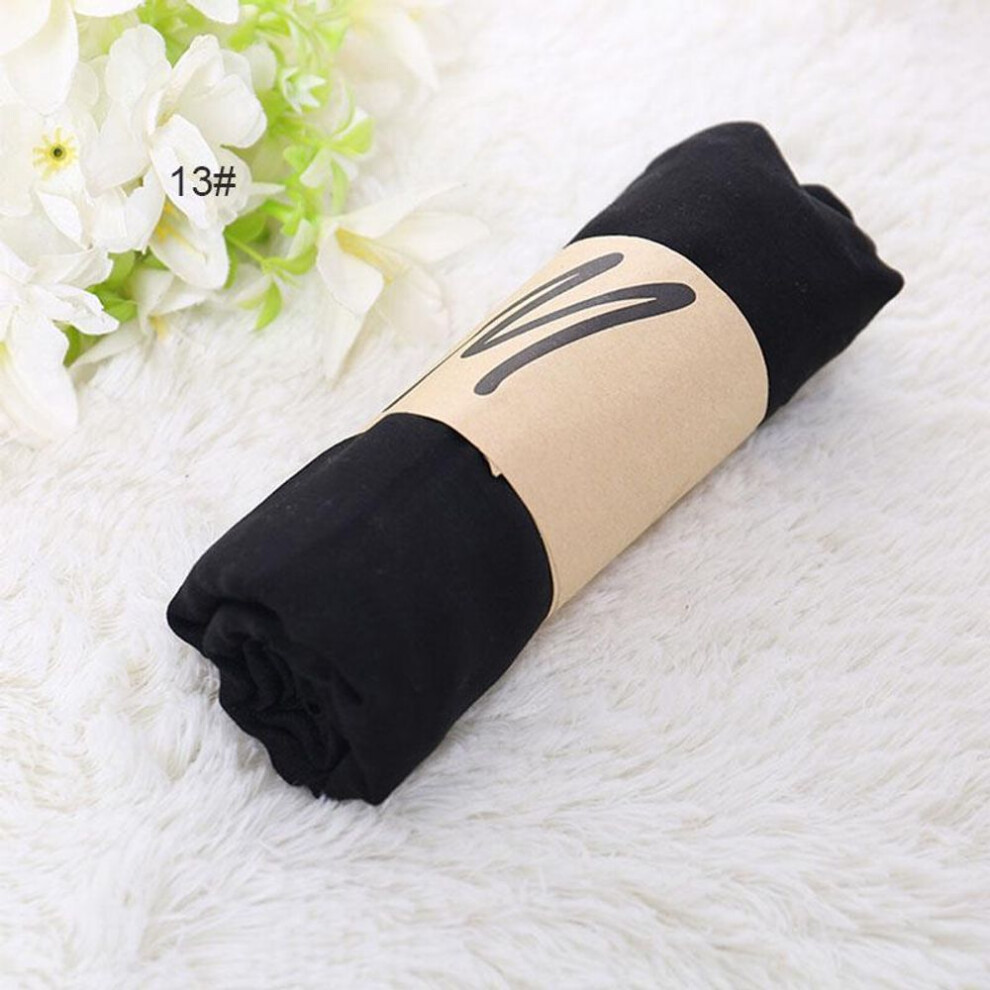 (13) 18050cm Women Acrylic Polyester Scarf Muslim Hijab Muffler Casual Long Plain Scarves