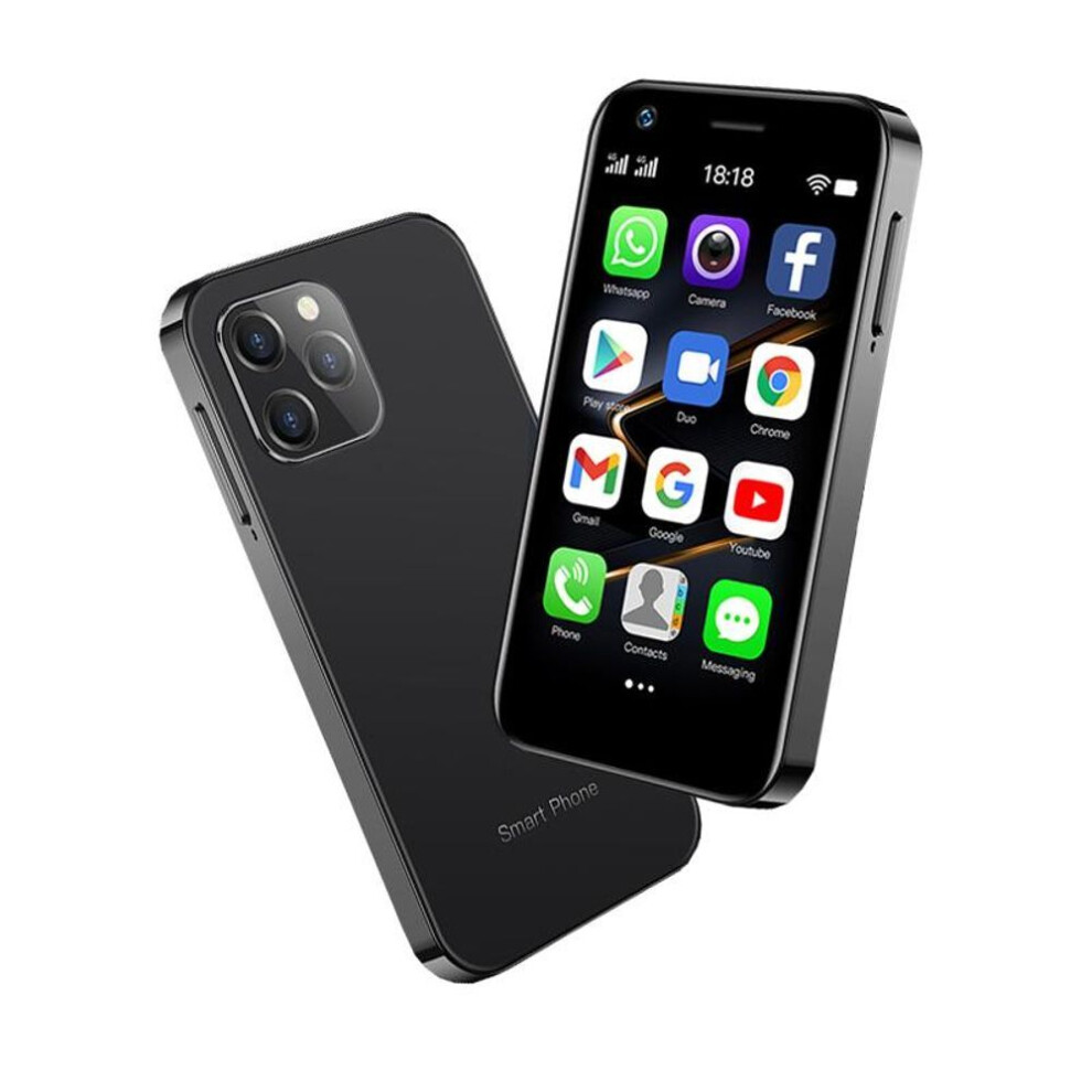 (black, 4GB&32GB) SOYES XS12 Pro 4G mini smartphone 3.0 inches Android 10.0 Bluetooth WIFI OTG function RAM 2GB/4GB ROM 32GB/64GB Dual SIM Small Phone