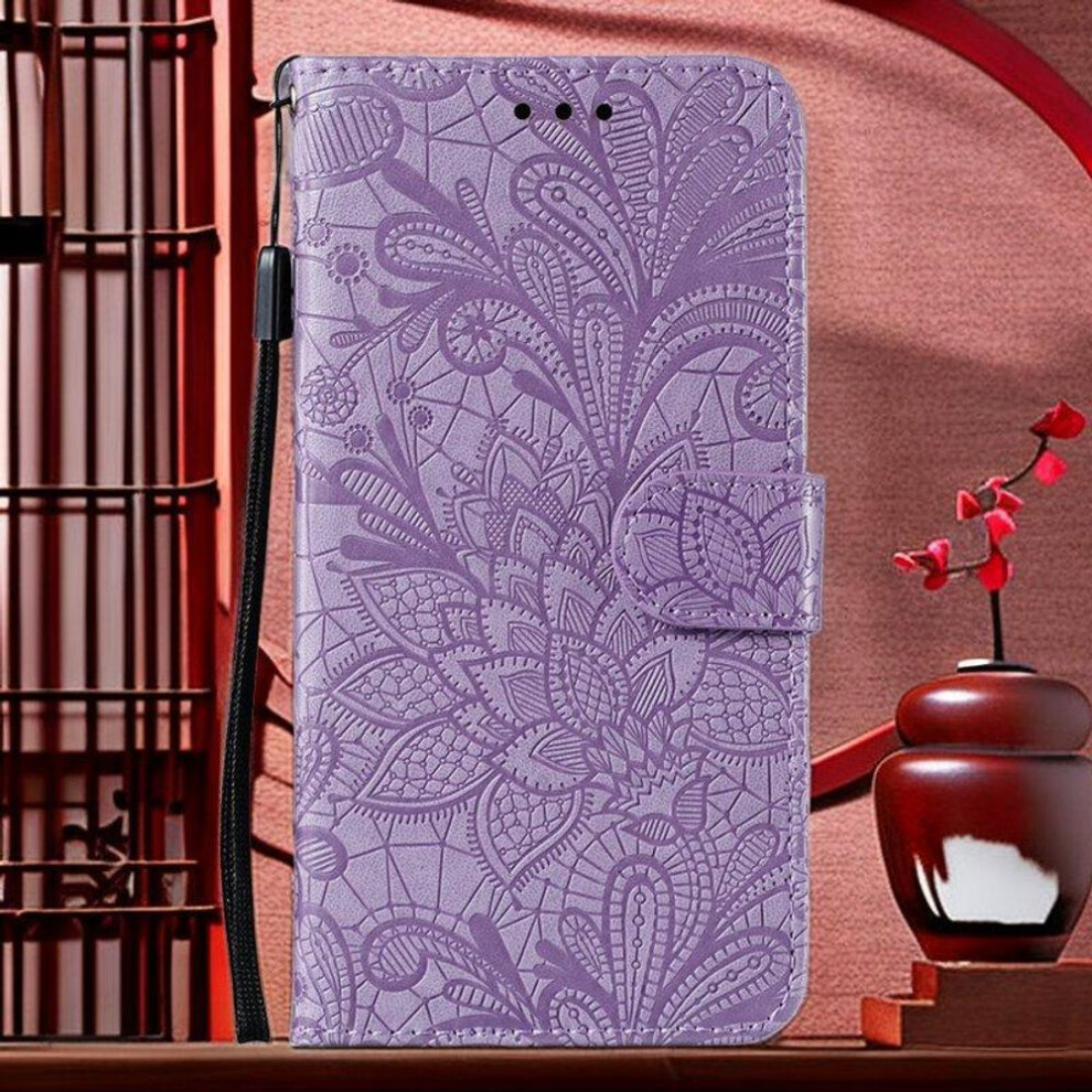 (purple, Samsung Galaxy S24 Plus) Leather Flip Wallet Case for Samsung Galaxy A14 A24 A34 A54 5G A15 A05 A25 A53 S23 S24 Ultra S22 Plus S21 FE Redmi Note 13 Pro 13C 12 A1 A2 10 10C 12C