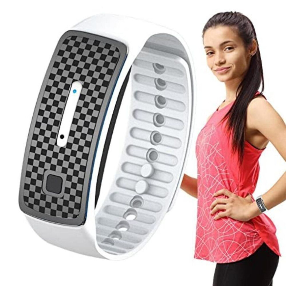 (white) Ultrasonic Body, Ultrasonic Body Shape Wristband Pro, Magnetic Bracelet For All Men And Women