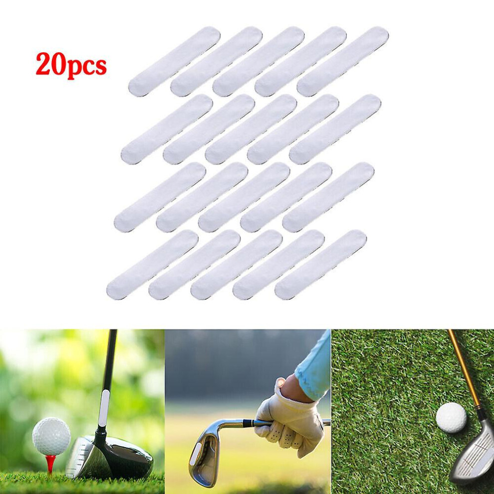 20pcs Lead Tape to Add Swing Weight for Golf Club Tennis Racket Iron Putter