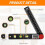 Digital Angle Finder Protractor 7 Inch Steel Measuring Ruler with LCD Display 3