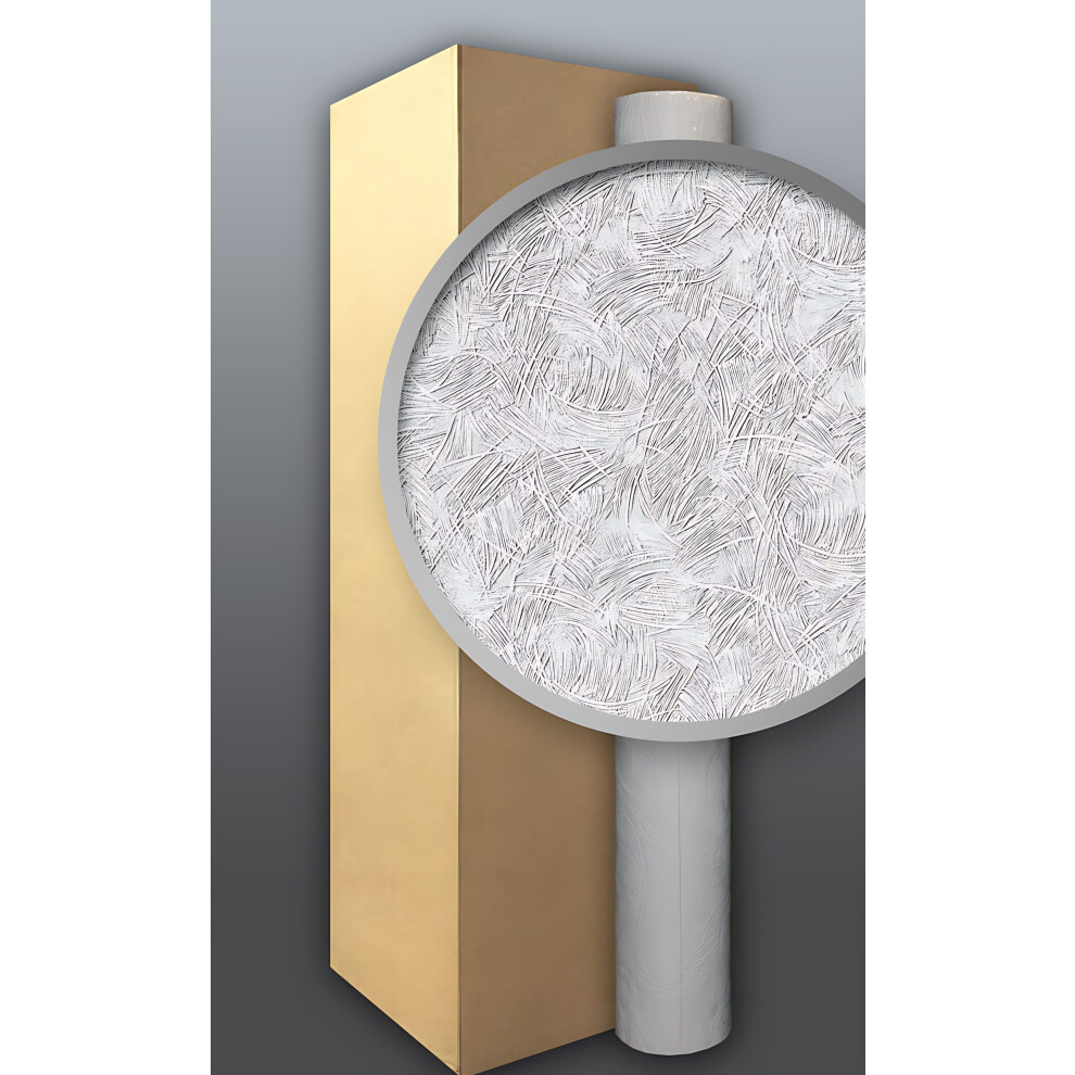 Edem 80308Br60 Non-Woven Paintable Wallpaper Plaster Textured 4 Rolls 106 Sqm 4823049735360