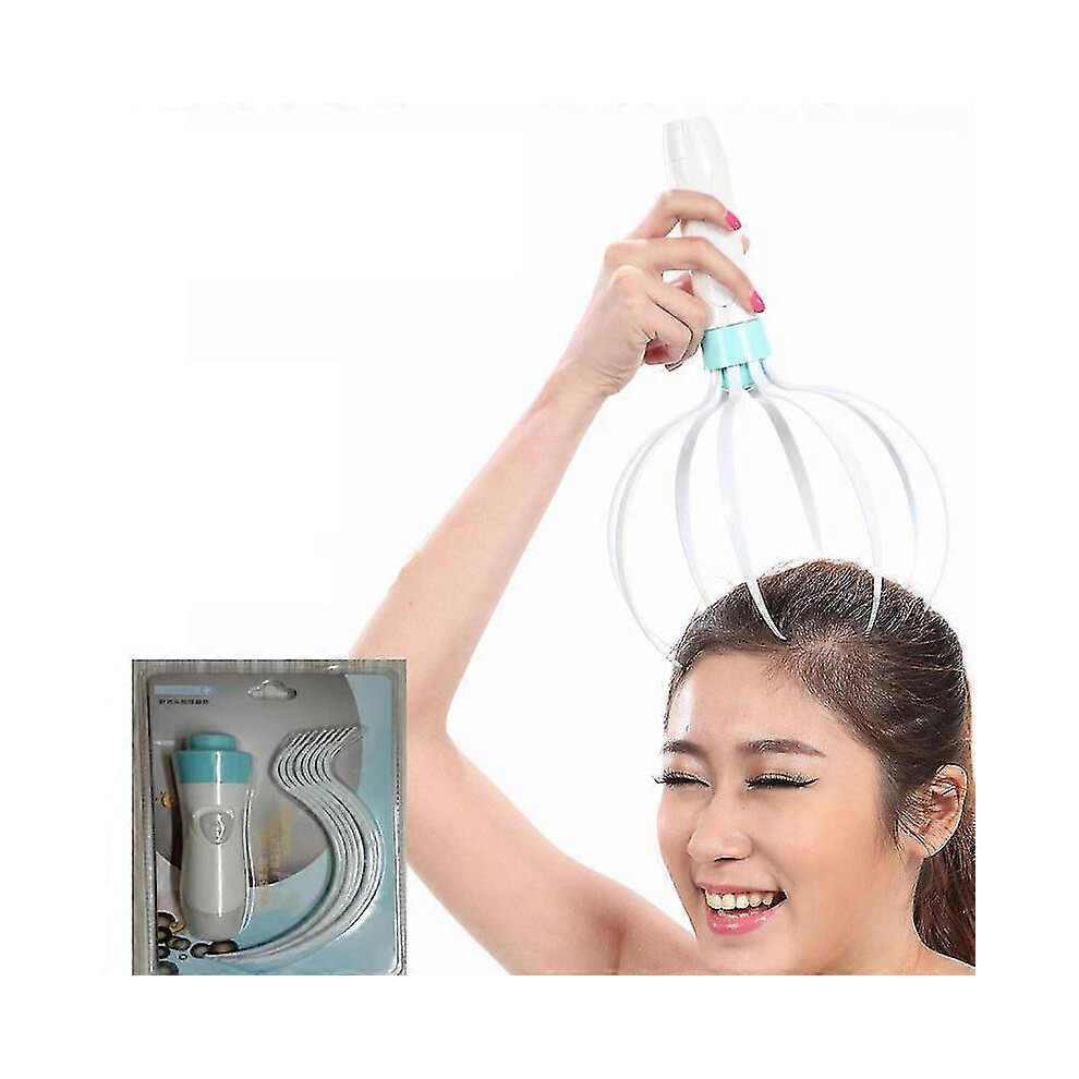 Exsader Not,Specified (As Show, One Size) Electric Head Massager, Massage Octopus Scalp Pressure Relaxation Hydrotherapy