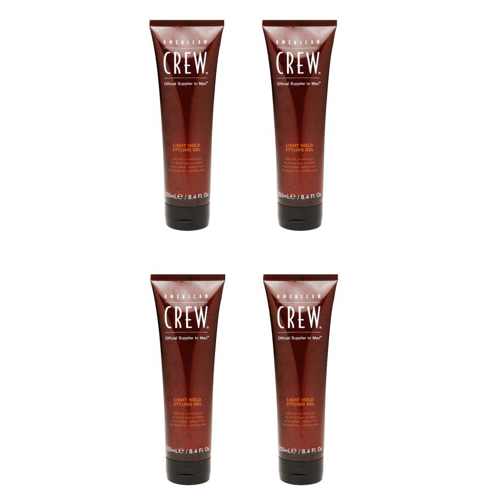 American Crew Light Hold Gel 250ml x4