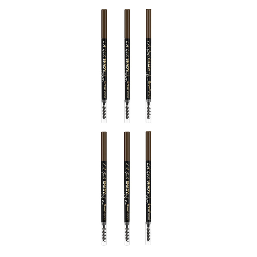 L.A. Girl Shady Slim Brow Pencil Warm Brown x6