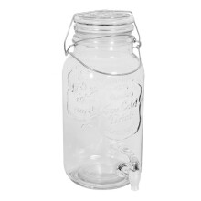 5 Litre Glass Drinks Dispenser Summer Garden Party Picnic Cocktail Juice