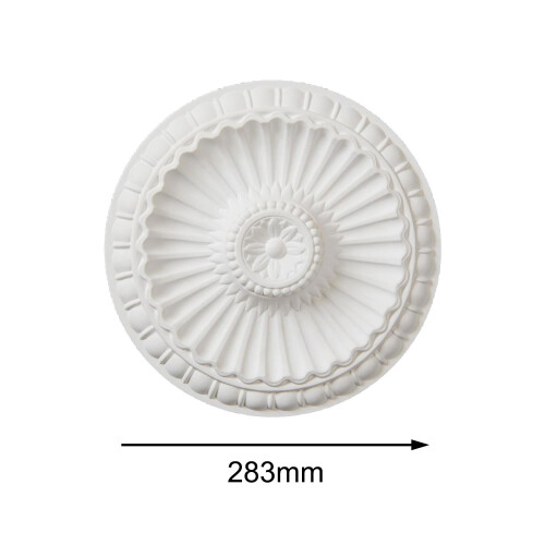 Ceiling Rose Medallion Floral Decor Classic Ornate Light Chandelier Feature 2