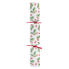 Box of 50 White Christmas Crackers Bulk Catering Party Celebration 10" Xmas