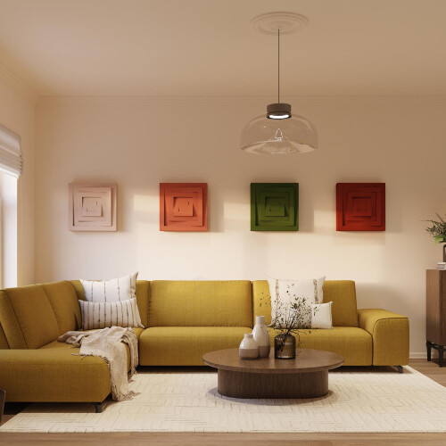 Ceiling Rose Medallion Decor Contemporary Modern Light Chandelier 2