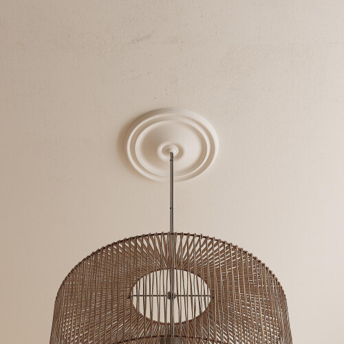 Ceiling Rose Medallion Decor Contemporary Modern Light Chandelier Feature 2