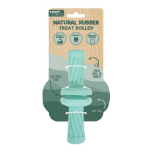 Natural Rubber Treat Roller Pet Dog Puppy Non Toxic Durable Teething Chew Toy