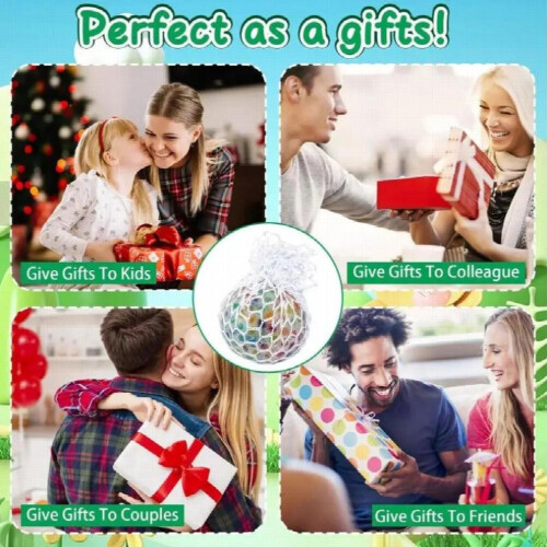 Grape Ball Squeeze Toy Mesh Grape Squeezing Toy Stress Balls Μαλακές ελαστικές πολύχρωμες μπάλες πίεσης 2