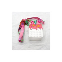 Fidget Toys Silikon Push Bubble Umhängetasche Sensory Reliver Autismus Erwachsene Kinder Handtasche