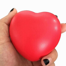 Weicher, lustiger Liebes-Herz-Ball, langsam steigender Stressabbau, Gag, Squeeze-Kinderspielzeug