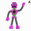 1PCS Robot Figets Toys Creative Wire Robot Twisted TDeformed Ever-changing Doll Fun Decompression Tricky 1