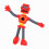 1PCS Robot Figets Toys Creative Wire Robot Twisted TDeformed Ever-changing Doll Fun Decompression Tricky 5