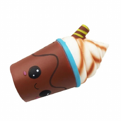 Jumbo Chocolate Ice Cream Squishy Cream Παιχνίδι ανακούφισης από το άγχος με αργή άνοδο με άρωμα για 1