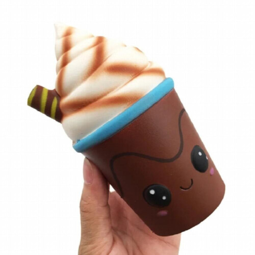 Jumbo Chocolate Ice Cream Squishy Cream Παιχνίδι ανακούφισης από το άγχος με αργή άνοδο με άρωμα για 2