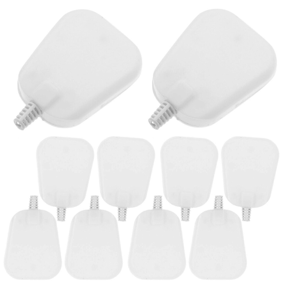 Kricely (As Show, One Size) 10Pcs Electrical Junction Box Plastic Double Control Wire Joint Junction Boxes
