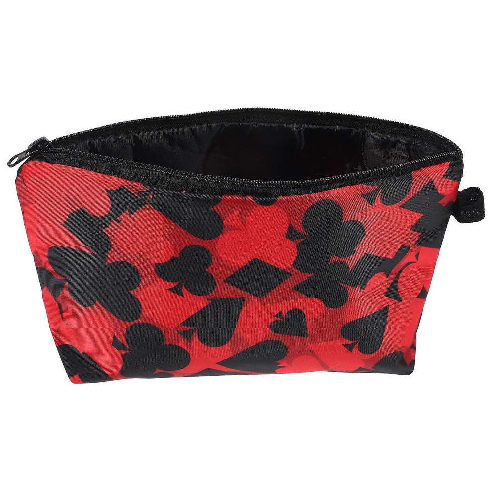 Kricely (As Show, One Size) Makeup Bag Zippered Storage Bag Cosmetics Pouch Makeup Container Travel Pouch Holder